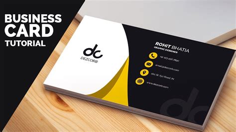 How to Design a Business Card in Photoshop: A Comprehensive Guide